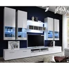 Image de Meuble Tv Mural Design "dorade" 300cm Blanc
