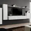 Image de Meuble Tv Mural Design "switch I" 330cm Blanc