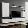 Image de Meuble Tv Mural Design "switch Ii" 270cm Blanc