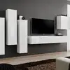 Image de Meuble Tv Mural Design "switch Iii" 330cm Blanc