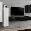 Image de Meuble Tv Mural Design "switch Iii" 330cm Blanc & Noir