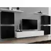 Image de Meuble Tv Mural Design "switch Iv" 320cm Noir & Blanc