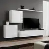 Image de Meuble Tv Mural Design "switch V" 250cm Blanc