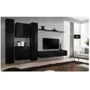 Image de Meuble TV mural - ASM - Switch VI - 330 cm x 180 cm - 5 portes - Noir