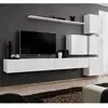 Image de Meuble Tv Mural Design "switch Ix" 310cm Blanc