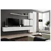 Image de Meuble TV mural - ASM - Switch IX - 310 cm x 200 cm x 40 cm - 5 portes - Blanc