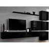 Image de Meuble Tv Mural Design "switch Ix" 310cm Noir