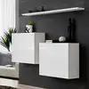 Image de Lot De 2 Blocs & Étagère "switch Sbi" 130cm Blanc