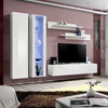 Image de Ensemble Meuble Tv Mural "fly A4" 260cm Blanc