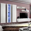 Image de Ensemble Meuble Tv Mural "fly C4" 310cm Blanc