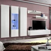 Image de Ensemble Meuble Tv Mural "fly C5" 310cm Blanc