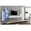 Image de Ensemble meuble TV mural - Switch XI - 330 cm x 160 cm x 40 cm - Blanc
