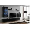 Image de Ensemble meuble TV mural - Switch XII - 270 cm x 160 cm x 40 cm - Noir