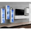 Image de Meuble Tv Mural Design "switch Xiii" 330cm Blanc
