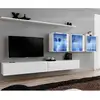 Image de Meuble Tv Mural Design "switch Xvii" 340cm Blanc