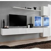 Image de Meuble Tv Mural Design "switch Xix" 310cm Blanc