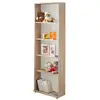 Image de Bibliothèque 4 Niveaux "dino" 175cm Chêne & Blanc