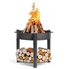 Image de Braséro extérieur MONTANA 80cm de diamètre avec rangement CookKing 111363