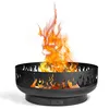 Image de Braséro De Jardin Fire, Acier Naturel, 80cm De Diamètre, Cookking, 111282