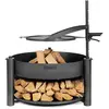 Image de Braséro De Jardin Diam 80cm Avec Grille Multifonctionnelle Montana X De 60cm