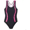Image de Maillot de bain 1 pièce femme Aquawave Asma - black/raspberry sorbet/zebra print