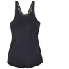 Image de Maillot de bain 1 pièce - AQUAWAVE - Qarakuma PS - Noir/Vert - Résistant au chlore - Protection UV UPF 50+