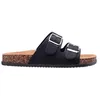 Image de Claquettes femme Martes Biren - black/brow
