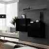 Image de Lot De 2 Blocs & Étagère "switch Sbi" 130cm Noir & Gris