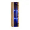 Image de Vitrine verticale - Switch WW 2 - L 30 cm x P 30 cm x H 120 cm - Bois