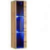 Image de Vitrine verticale - switch ww 2 - l 30 cm x p 30 cm x h 120 cm - bois