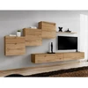 Image de Meuble Tv Mural Design "switch X" 330cm Naturel