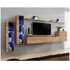 Image de Meuble tv mural design switch xi 330cm naturel