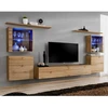 Image de Meuble Tv Mural Design "switch Xiv" 320cm Naturel