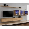 Image de Meuble Tv Mural Design "switch Xvii" 340cm Naturel