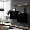 Image de Lot de 2 blocs & étagère switch sbi 130cm noir & naturel