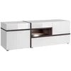 Image de Meuble Tv Design Led "cross" 150cm Blanc