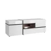 Image de Meuble TV - Cross - L 150 cm x P 50 cm x H 52 cm - Blanc