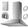 Image de Hotte Aspirante Cheminée Berdsen Bt-213 Inox 60 Cm