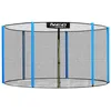 Image de Filet de sécurité pour trampoline - JANSHOP - 252 cm (8ft) - 6 poteaux - PE haute densité - Fermeture éclair