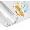 Image de Nappe transparente épaisse 2mm Résistante et imperméable - Rectangle 90 x 220 cm - Film de Protection pour Table en PVC