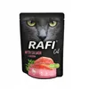 Image de Nourriture humide pour chat au saumon - RAFI - 300g - Sans céréales - Riche en protéines - Faible en matières grasses