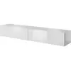 Image de Meuble tv "slide 200" - 200 x 30 x 40 cm - blanc/blanc brillant