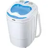 Image de Portable mini machine à laver camping caravane 3kg spin sèche-linge séchage, mesko, ms 8053, 580, blanc-bleu