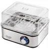 Image de Cuiseur électrique pour 8 oeufs acier inoxydable réglage de la cuisson Adler AD 4486 800W Argent