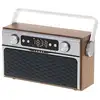 Image de Radio portable avec bluetooth marron gris
