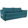 Image de Charming Charlie canapé 3 pl convertible , turquoise Charming Charlie