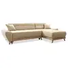 Image de Dazzling Daisy canapé d'angle 4pl convertible, beige Dazzling Daisy