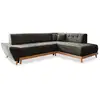 Image de Dazzling Daisy canapé d'angle 6pl convertible, anthracite Dazzling Daisy