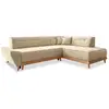 Image de Dazzling Daisy canapé d'angle 6pl convertible, beige Dazzling Daisy