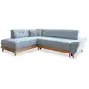 Image de Dazzling Daisy canapé d'angle 6pl convertible, bleu clair Dazzling Daisy